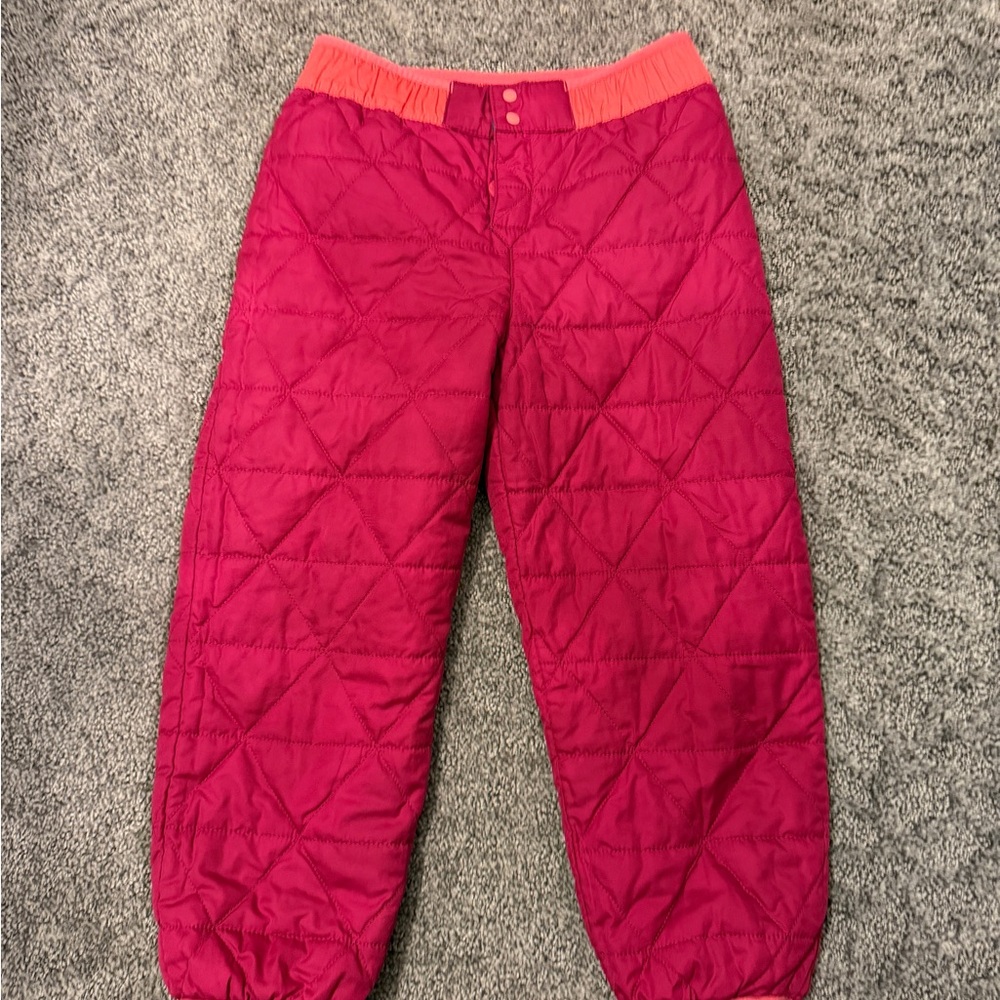 Patagonia Reversible Quilted “Puff Ball” Pants - see photo for size